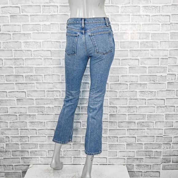 B SIDES Women's Straight Leg Denim Jeans 5-Pocket size 25 - Picture 4 of 12